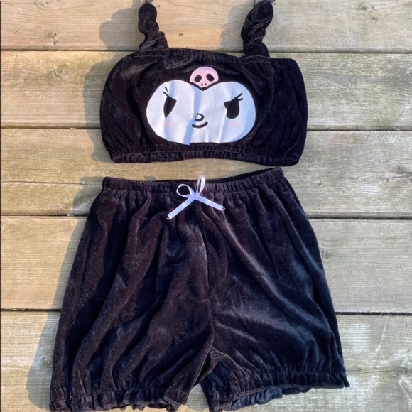 KUROMI LINGERIE PLUSH EAR SET - Picture 5 of 5